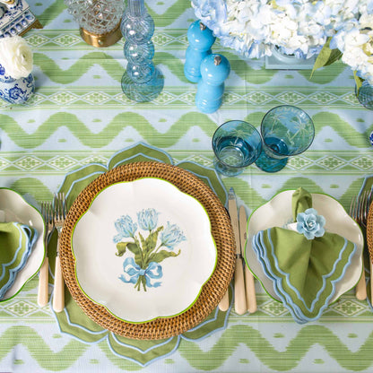 Blue Tulip Dinner Plate