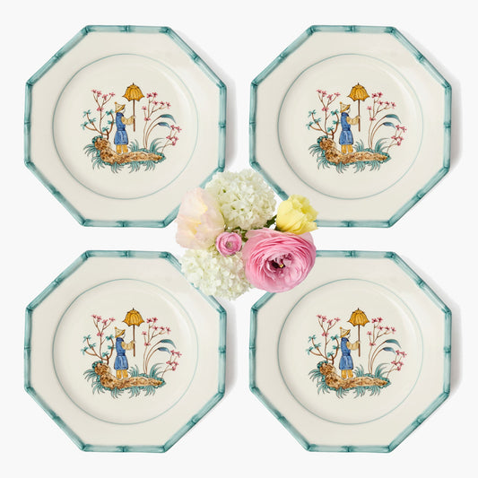 Patricia Bamboo Dinner Plates (Set of 4)