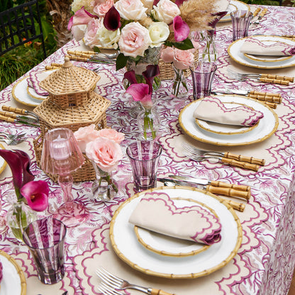 Nancy Bamboo Dinner & Starter Plates (Set of 8)