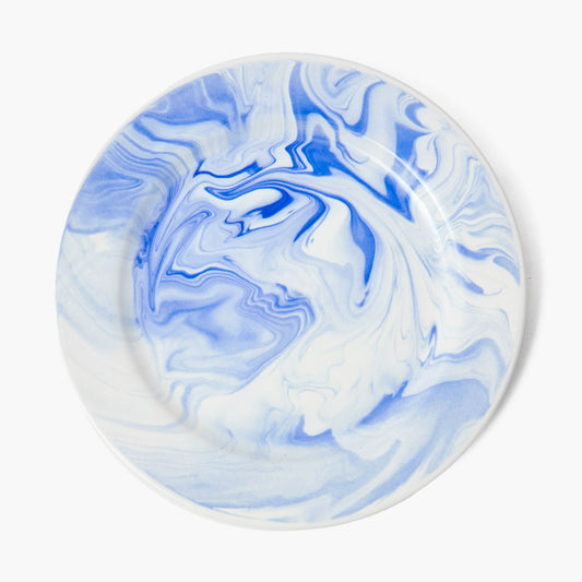 Julia Blue Marbled Dinner Plate