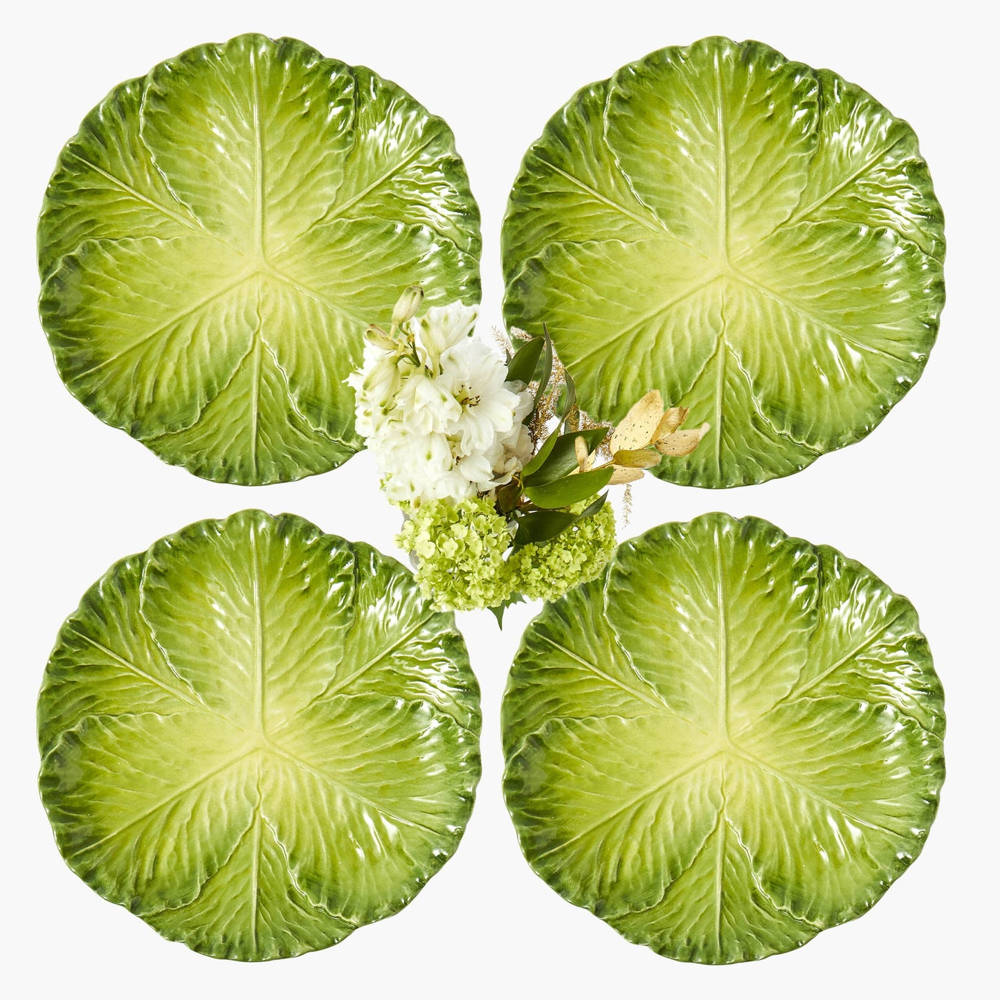 Green Serena Cabbage Dinner Plate
