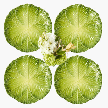 Green Serena Cabbage Dinner Plate