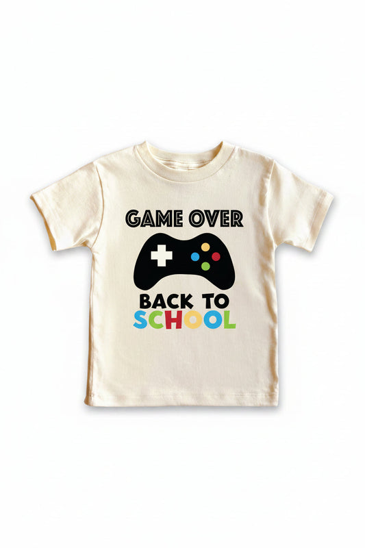 Game Over Kids Graphic Tee | Natural