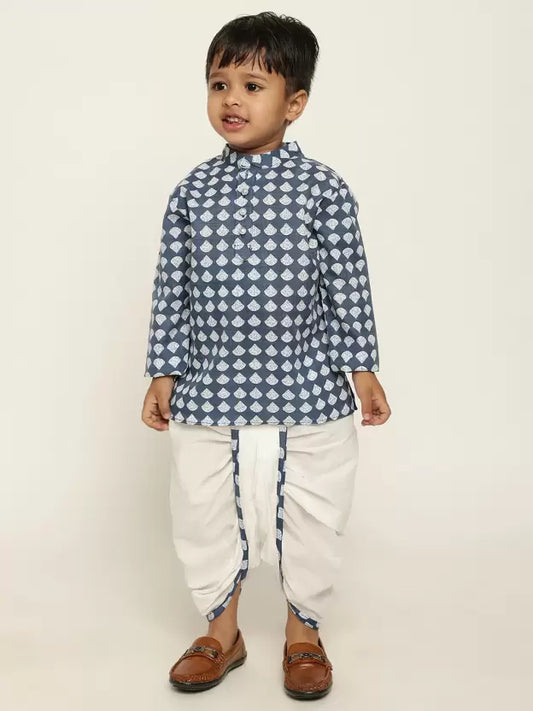Boys Festive & Party Dhoti & Kurta Set
