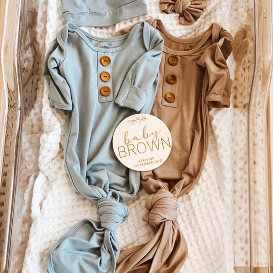 Personalized Baby Name Wood Announcement | Baby