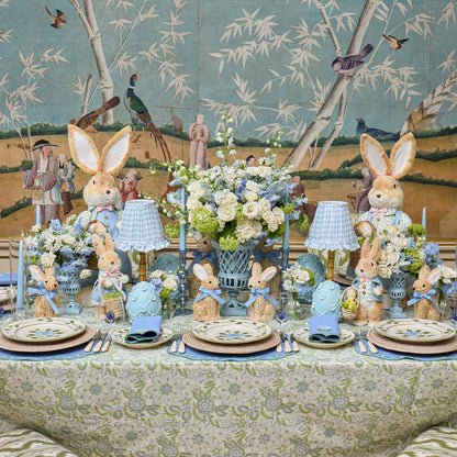 Blue Tulip Glasses (Set of 4)