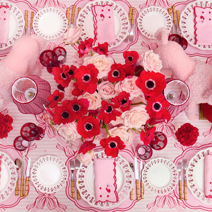 Pink Audrey Bow Tablecloth