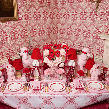 Pink Audrey Bow Tablecloth