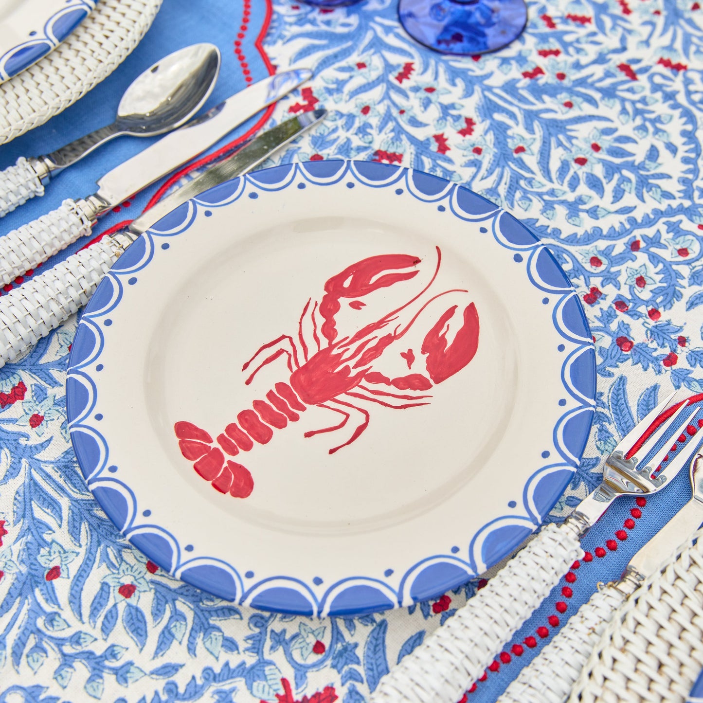 White Rattan Cutlery (5 Piece)