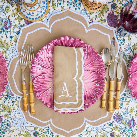 Sand Fleur Placemats & Napkins (Set of 4)