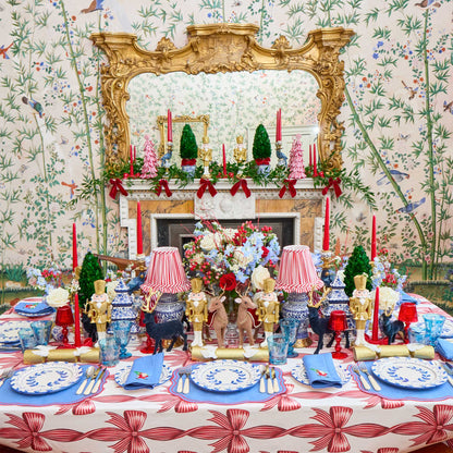 Elizabeth Blue Garland Dinner & Starter Plates (Set of 8)