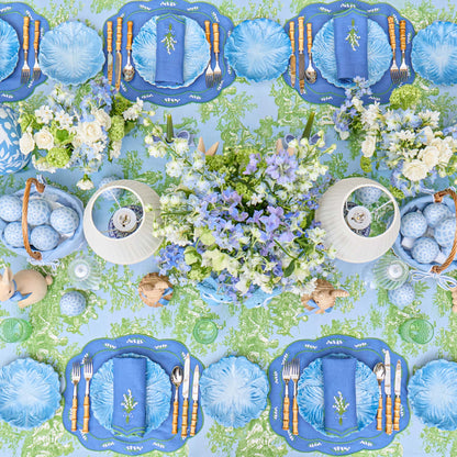 Blue Serena Cabbage Dinner Plate