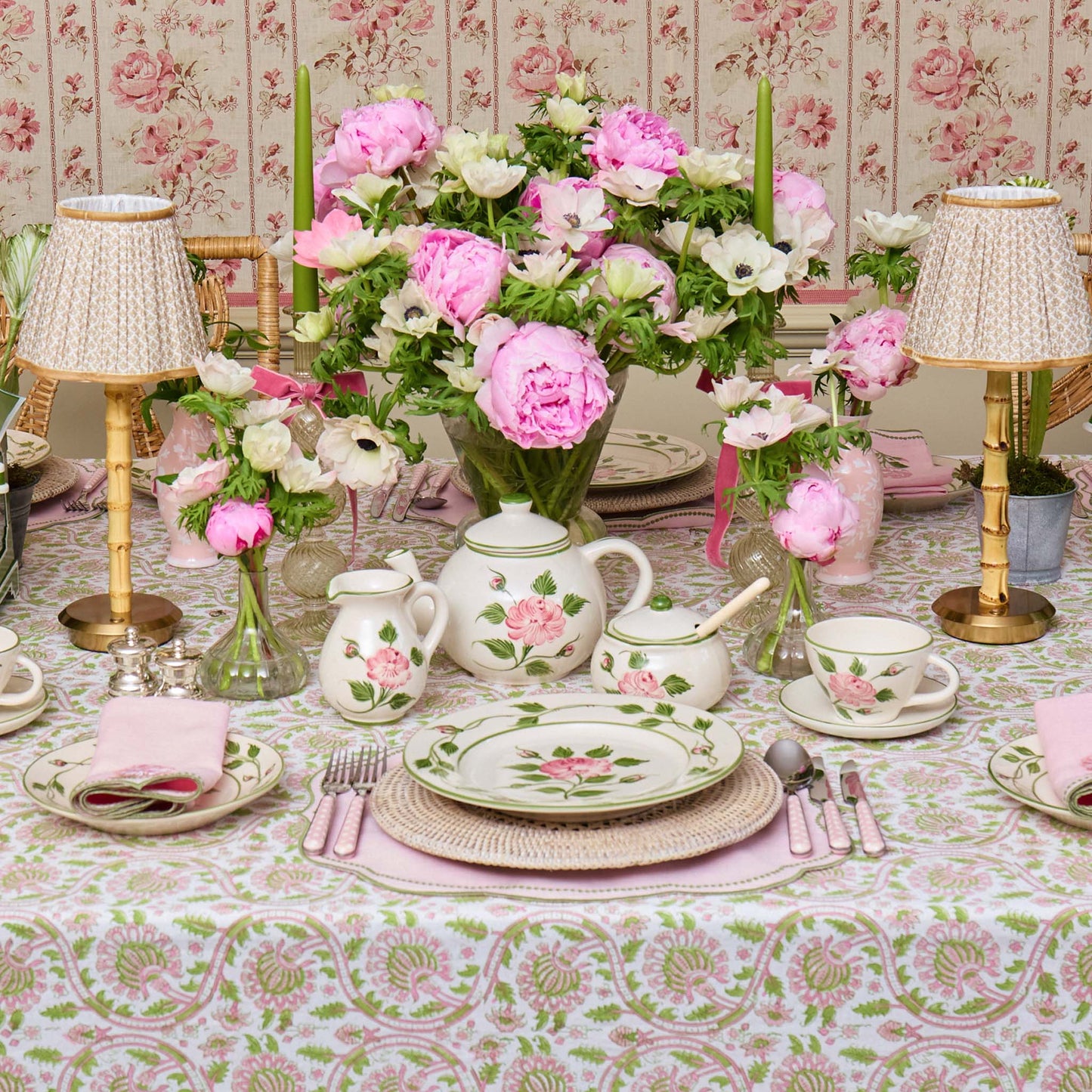 Rose Bud Sugar Pot