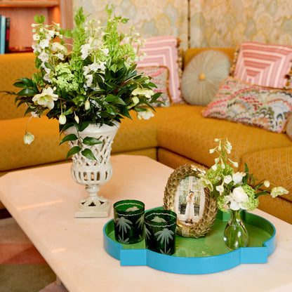Small Adelaide Putty Lattice Urn Vase