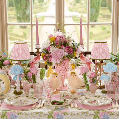 Rose Bud Dinner & Starter Plates (Set of 8)