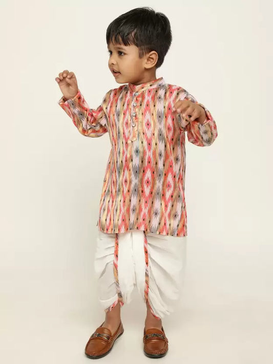 Boys Festive & Party Dhoti & Kurta Set