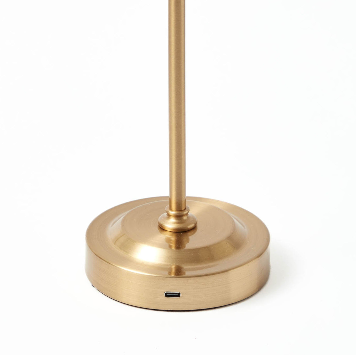 Edie Rechargeable Lamp with Olive Velvet Bow Shade (18cm)