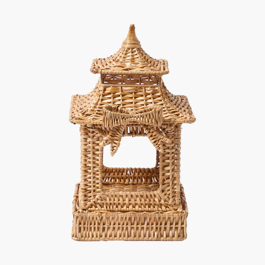 Bow Rattan Pagoda Lantern