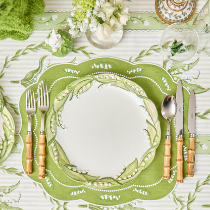 Lily of the Valley Dinner & Starter Plates (Set of 4)