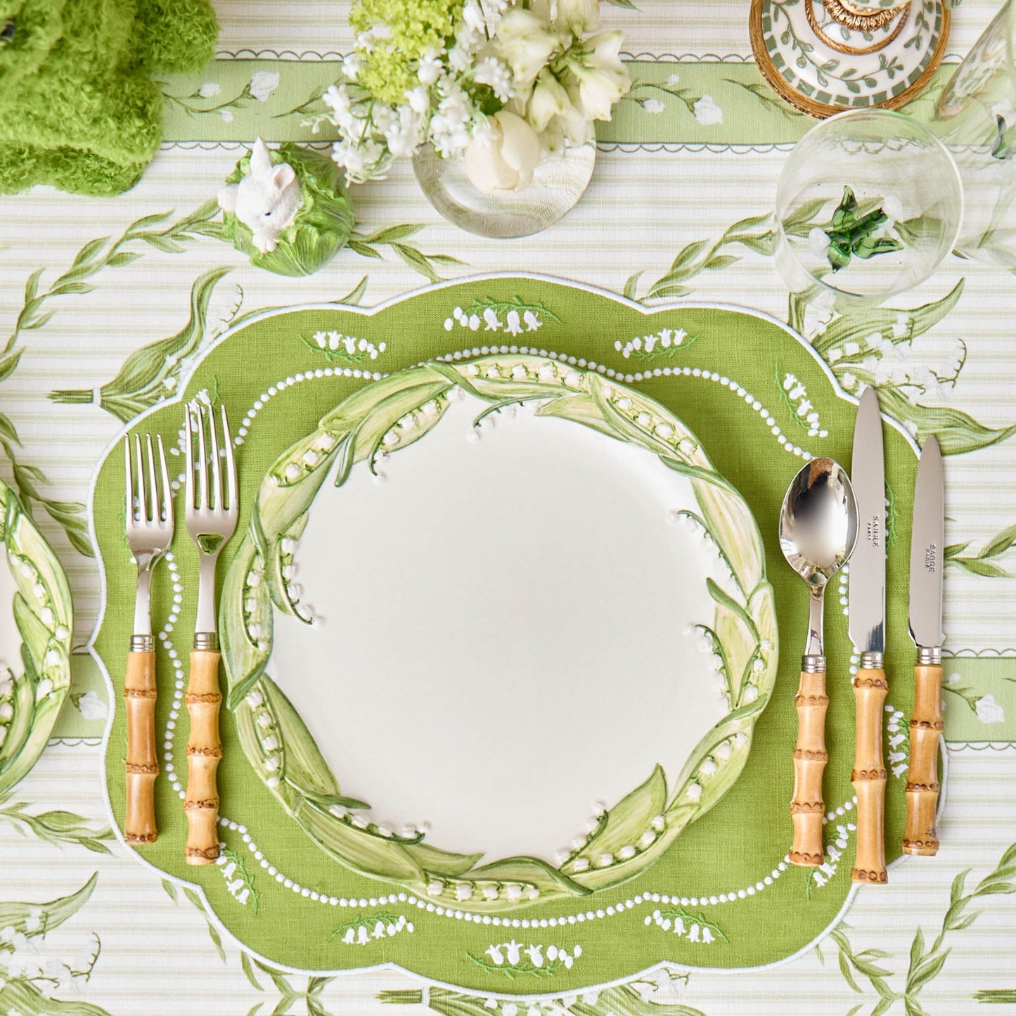 Lily of the Valley Dinner Plates (Set of 4)