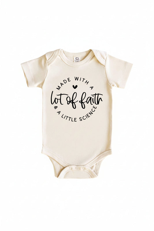 Made With A Little Science Graphic Bodysuit | Natural