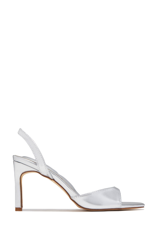 Kianny Single Sole Heels - Silver