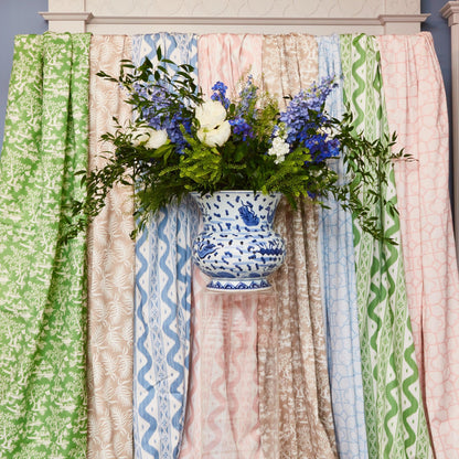 Putty Pagoda Garden Fabric