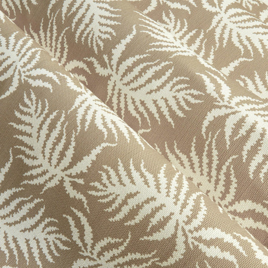 Putty Trailing Ferns Fabric