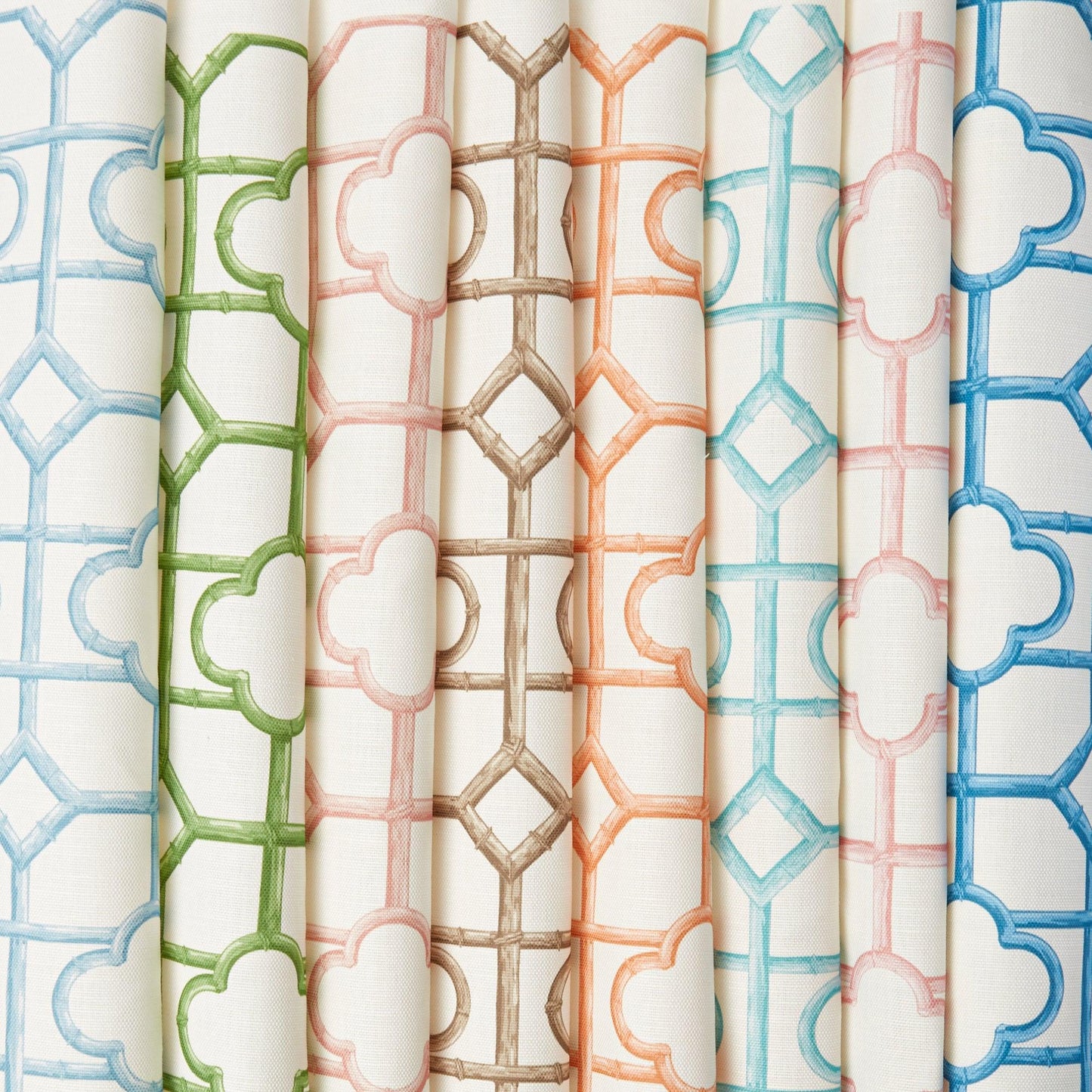 Green Shaded Bamboo Fabric