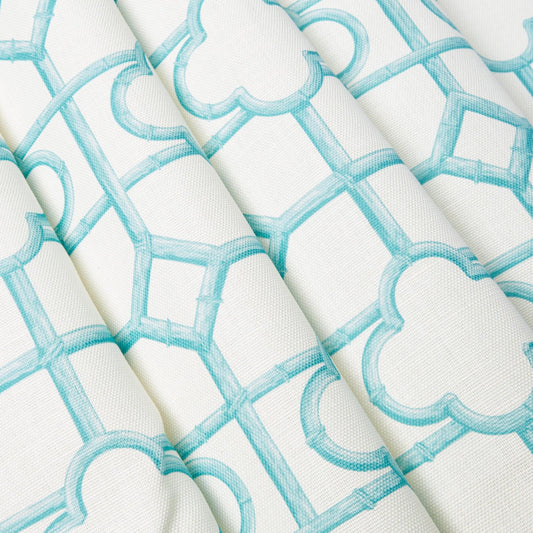 Turquoise Shaded Bamboo Fabric