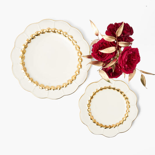 Gold Laurel Starter Plate