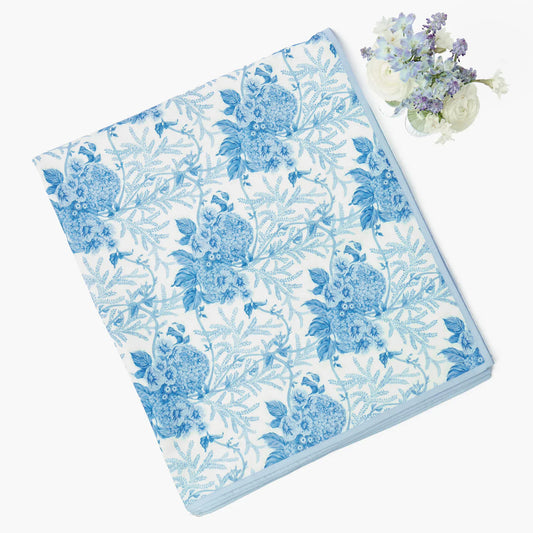 Blue Lady Isabella's Garden Tablecloth