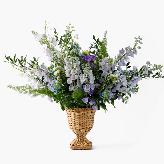 Small Bettina Rattan Urn Vase