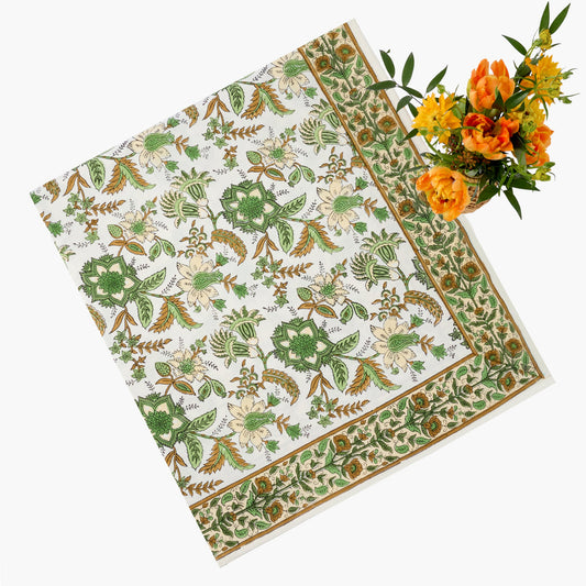 Helena Blockprint Tablecloth