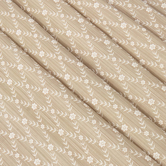 Putty Theodora Trellis Fabric
